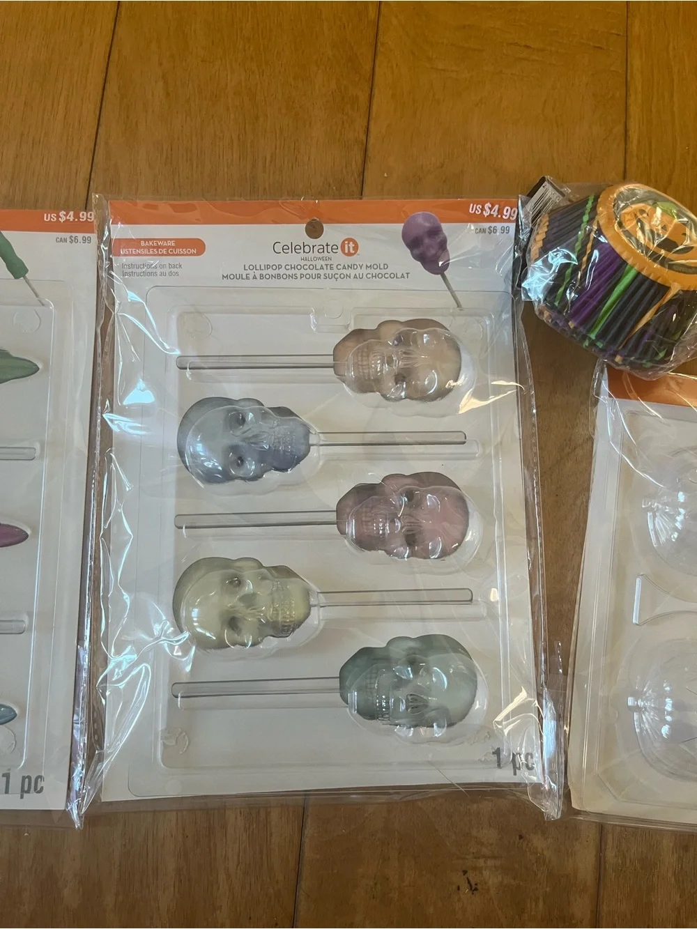 Halloween candy molds